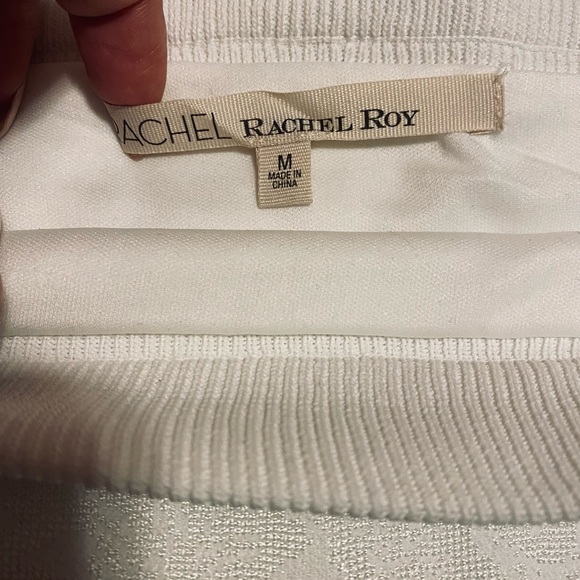 Women’s Rachel Roy NWT White Pencil Skirt Size Medium - Picture 2 of 6